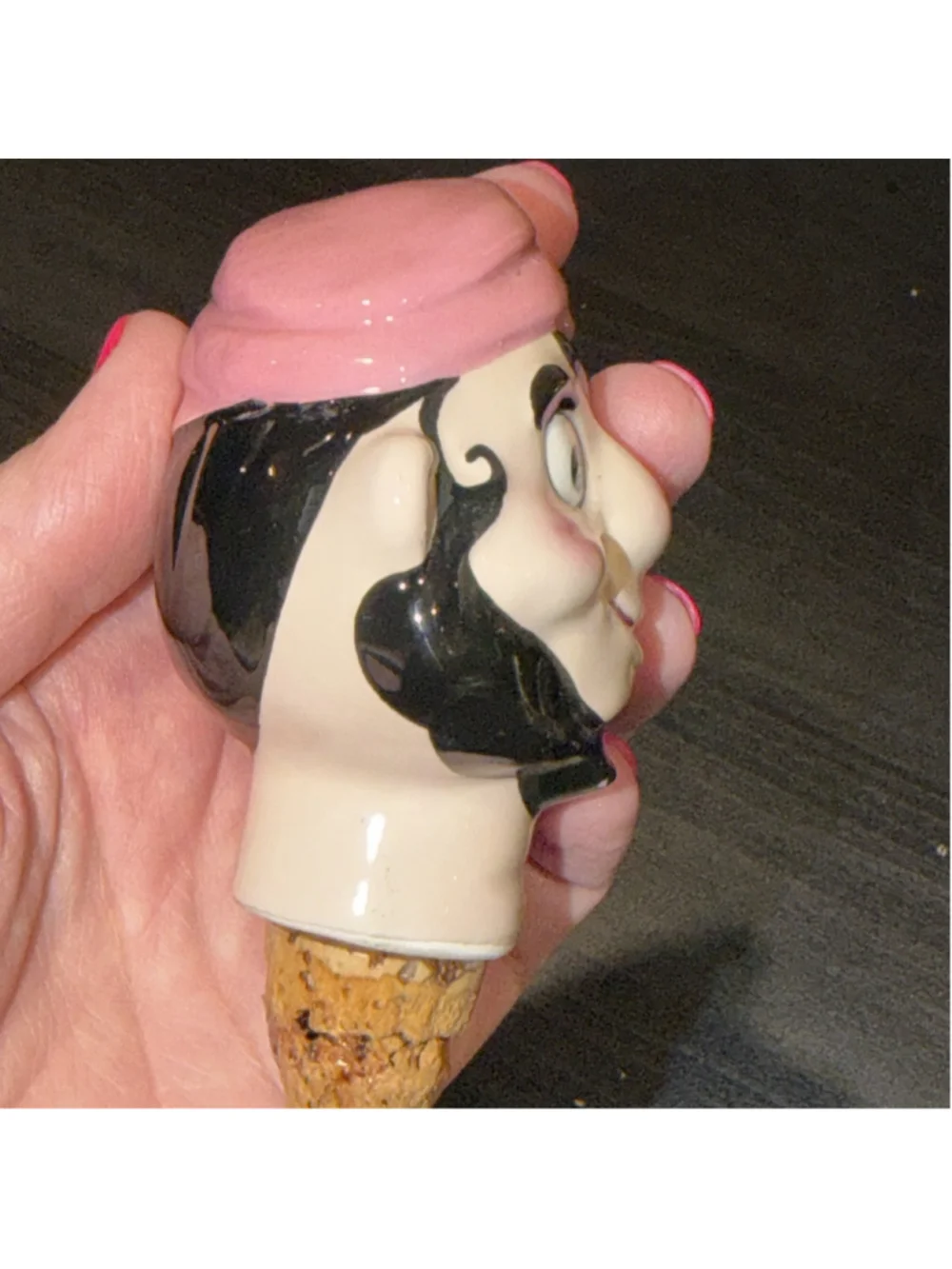 Lego Leo Goldman 1960 Kitschy Pirate Gin Bottle Decanter Japan MCM Rare Vtg Bar